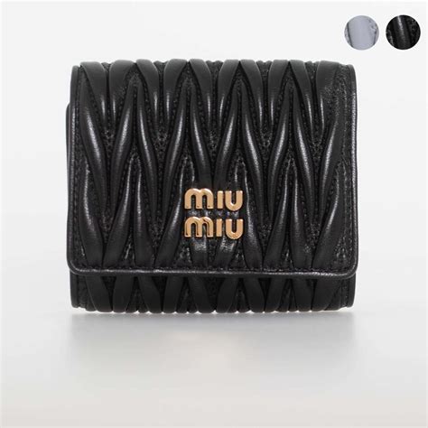 マテラッセレザー 折り財布 – Miu Miu